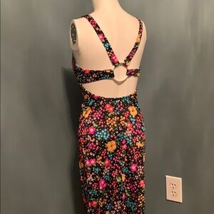 Jack Hartley Vintage floral Maxi dress open back